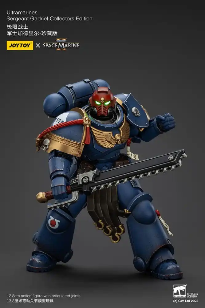 Warhammer 40 000: Space Marine 2 Action Figure Ultramarines Sergeant Gadriel Collectors Edition 13 cm